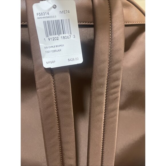 NWT COACH Charlie Backpack F58314 – Signature Khaki/Saddle - Picture 10 of 12